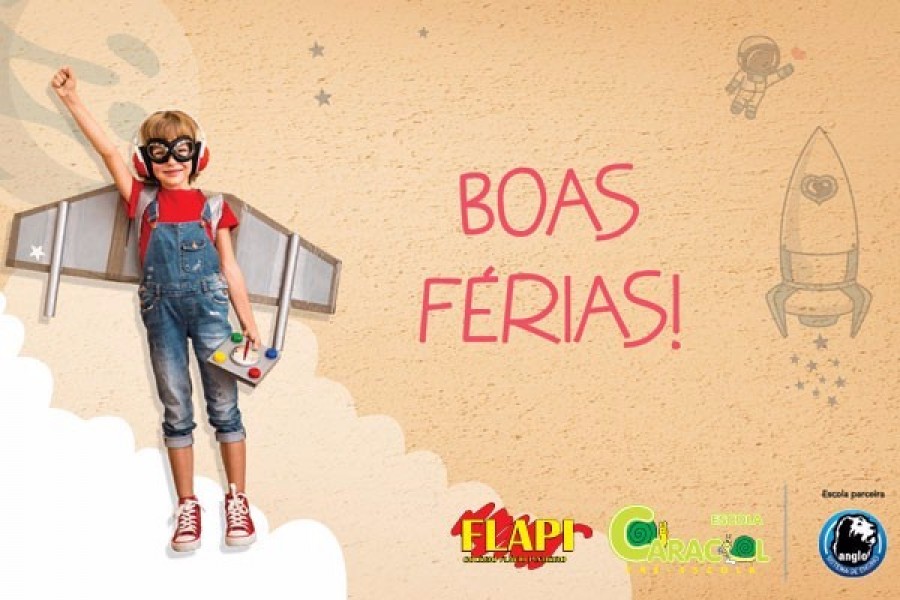 Férias Escolares! Aulas retornam no dia 01/08/2016.